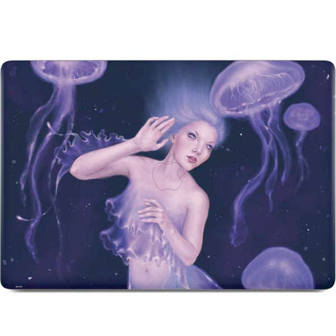 Mermaid and Jellyfish by Rachel Anderson MacBook Skins